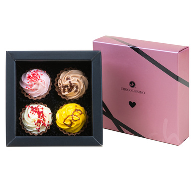 Praline belgiene cupcake
