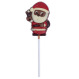 Acadea din ciocolata belgiana Lollipop Santa with bell