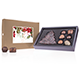 Cutie cu praline din ciocolata Postcard Xmas Midi Gold