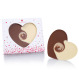 Tableta din ciocolata ChocolateHeart Duet