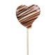 Acadea din ciocolata belgiana White Heart