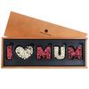 Litere din ciocolata belgiana I LOVE MUM - Dark
