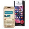 Smartphone din ciocolată albă, cu mesaj Merry Christmas