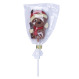 Acadea din ciocolata belgiana Lollipop Snowman