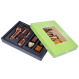 CHOCOLATE TOOL SET AND PRALINES.