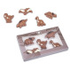 Chocolate dinosaurs set
