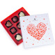 Cutie cu praline din ciocolata Love Chocolates Hearts