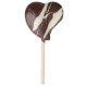 Acadea din ciocolata belgiana Dark Heart 