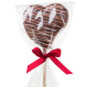 Acadea din ciocolata belgiana Milk Heart 