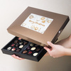 Cutie cu praline din ciocolata Postcard Maxi Gold.