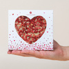 Tableta din ciocolata ChocoHeart White