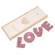 Litere din ciocolata belgiana Love Letters - Ruby
