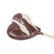 Acadea din ciocolata belgiana Dark Heart 