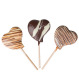 Acadele din ciocolata belgiana Hearts Chocolate 