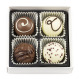 Cutie cu praline din ciocolata Just White