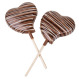 Acadea din ciocolata belgiana Milk Heart 