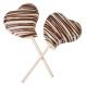 Acadea din ciocolata belgiana White Heart