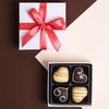 Cutie cu praline din ciocolata Pastel Quadro