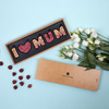 Litere din ciocolata belgiana I LOVE MUM - Ruby Chocolate