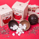 Chocolate bomb with marshmallows