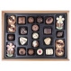 Cutie cu praline din ciocolata Chocoliscious cu tabla de scris