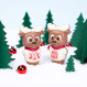 Ciocolata in forma de ren Two Reindeer