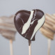 Acadea din ciocolata belgiana Dark Heart 