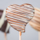 Acadele din ciocolata belgiana Hearts Chocolate 