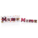 Litere din ciocolata Mama Letters Dark II