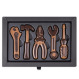 Set cadou unelte din ciocolata - Toolbox