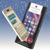 Smartphone din ciocolată albă, cu mesaj Merry Christmas