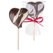 Lollipop din ciocolata neagra